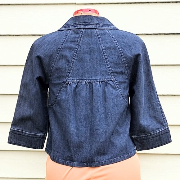 Style & Co. Petite Small Denim Jacket - Picture 2 of 11